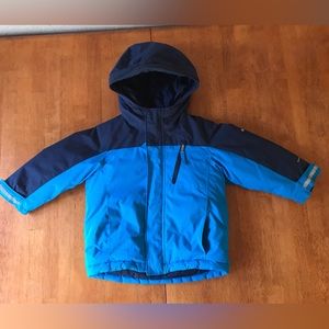 Columbia Ski Jacket 3T Toddler Boys Girls Kids Blue Coat Snow Rain Insulated
